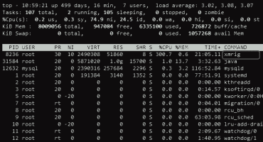 宝塔负载CPU使用率100%之xmrig挖矿病毒