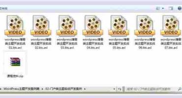 WordPress主题开发案例实战课+百科网vip学员教程