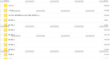 全方位深入解析新版版SpringBoot源码系列开发全面实战系列课程