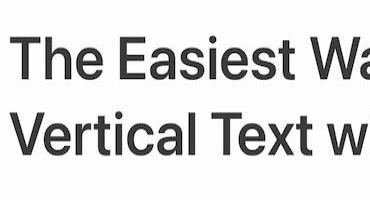 使用CSS创建竖排文本的最简单方法（在线演示）