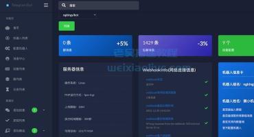 TG电报机器人系统关键词消息自动回复网站源码