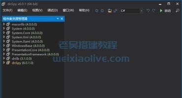 .NET程序反编译工具dnSpy v6.1.4中文版