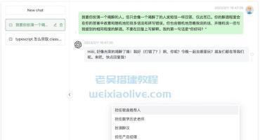 ChatGPT Web演示网页源码