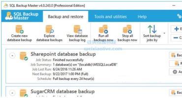 数据库备份工具SQL Backup Master 6.1.591附激活工具