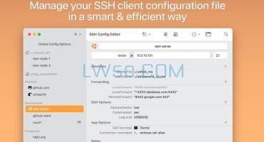 SSH配置编辑器SSH Config Editor Pro for Mac 2.6.5免激活版