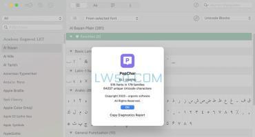特殊字符查找输入工具PopChar for Mac 10.3免激活版 