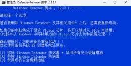 删除Windows Defender工具：Windows Defender Remover v12.8.1 汉化版