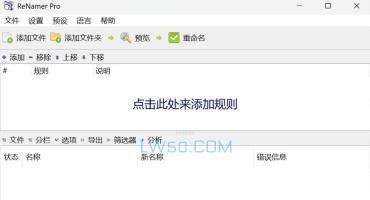 文件批量重命名工具ReNamerPro v7.6便携版 