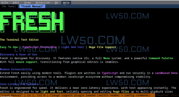 终端文本编辑器fresh-editor