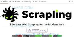 自适应网络爬虫Scrapling