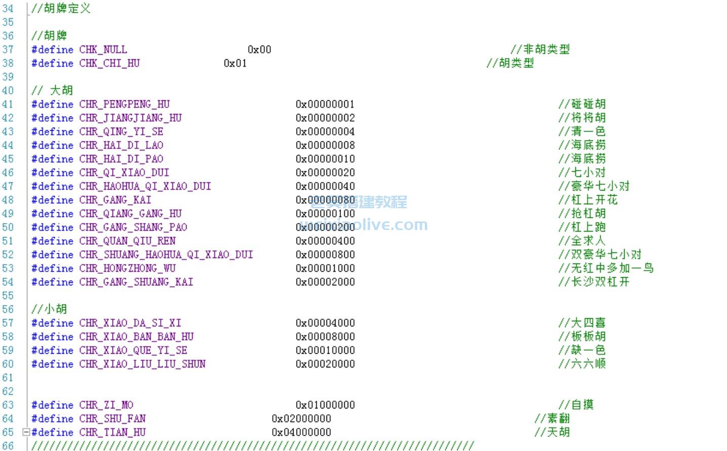 房卡麻将游戏算法修改课程二 第7张 房卡麻将游戏算法修改课程二 第7张