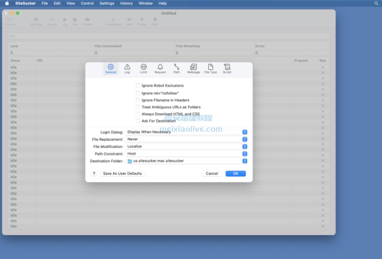 仿站工具SiteSucker Pro for Mac 5.1.10免激活版 第2张 仿站工具SiteSucker Pro for Mac 5.1.10免激活版 第2张