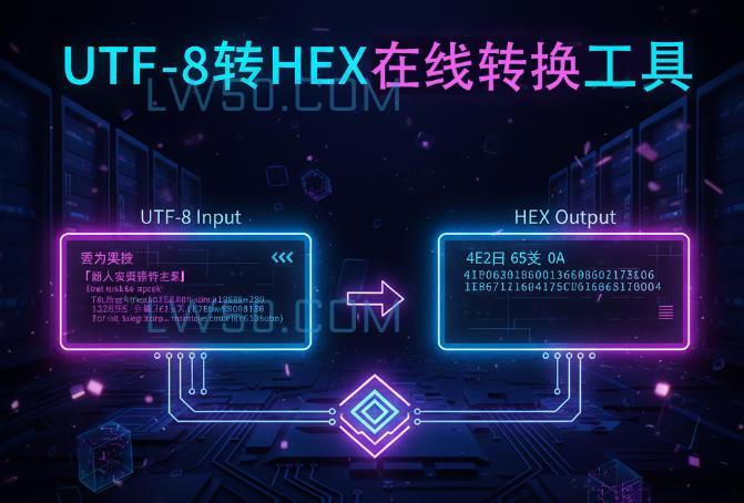 UTF-8转HEX在线转换工具(HEX 转 UTF-8)