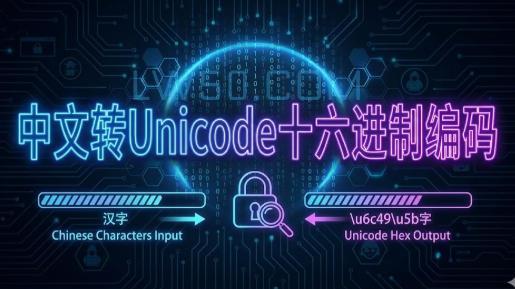 中文转Unicode十六进制编码在线工具