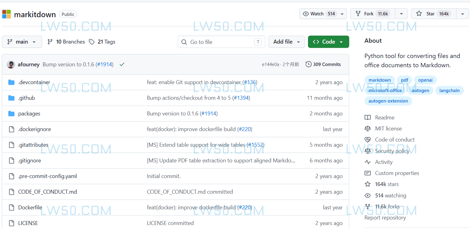 本地pdf、Word、ppt文档转MarkItDown格式工具:MarkItDown 本地pdf、Word、ppt文档转MarkItDown格式工具:MarkItDown
